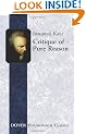 Critique of Pure Reason (Dover Philosophical Classics)