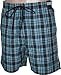 Pegasus Checked Cotton Swim Shorts (3687) Navy