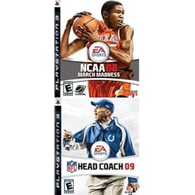 EA Sports 2 Pack: March Madness Basketball 08 + NFL Football Head Coach 09