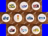 SET (10) TRANSPORTATION KIDS LOT DRAWER PULLS KNOBS