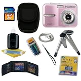 Samsung S860 Pink 8 Megapixel Digital Camera with Free Bonus Accessory Kit Included