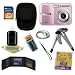 Samsung S860 Pink 8 Megapixel Digital Camera with Free Bonus Accessory Kit Included