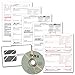 Tangible Values W-2 Laser Forms (4-Part) Kit with Envelopes Plus TFP Software for 50 Employees (2016)