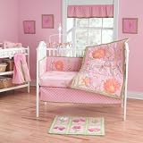 Step By Step Dragon Fly 4 Piece Crib Set, Pink by Step by Step