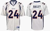 Champ Bailey Denver Broncos #24 Replica Reebok NFL Football Jersey (White)