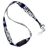 BUFFALO SABRES OFFICIAL LOGO LANYARD KEYCHAIN