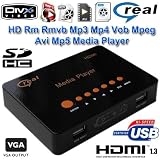 HD Multi Media Player w USB HDMI SD MMC AVI MOV MP3 WMA RM RMVB