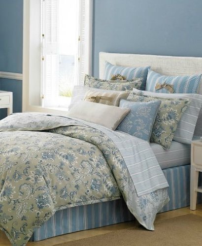 Martha Stewart California 6 Piece Regent Paisley Comforter Cover Reversible Set - Full Martha Stewart California 6 Piece Regent Paisley Comforter Cover Reversible Set - Full