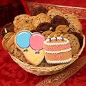 Gourmet Birthday Cookie Basket