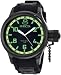 Invicta Men's 1440 Russian Diver Black Rubber Dial Watch