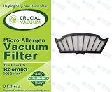 iRobot Roomba 500 Series Vacuum Cleaner Filter 3-pack; Compares to iRobot Roomba R3 500 Series Part #81502