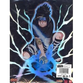 Naruto Card Game Official 9 Pockets Portfolio, Hologram Album Holds 90 Cards - Sasuke