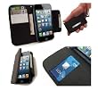AceABove Wallet Case for iPhone 5, All-in-one iPhone 5 Case and Wallet, Black