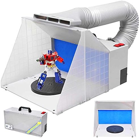 Airbrush Paint Spray Booth Fan Filter Kit with Hose
