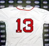 Carl Crawford Autographed/Hand Signed MLB Baseball Jersey (Boston Red Sox) JSA