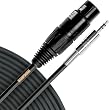 Mogami Gold Series 1/8" Mini TRS-XLR Patch Cable 18 Inch 3.5Mm