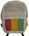 Rasta Style Hemp 16" Large Bag Backpack