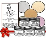Chef Cherie's Vinegar Powder Sampler Gift Set - Contains 5 2 oz. Tins