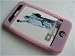 L714 Silicone Cover case skin pink for Apple Iphone 3G Image
