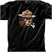 Novelty- Smokey The Bear T-Shirt, Black Medium