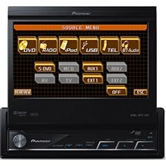 Pioneer AVH-P5100DVD 1-DIN Moniceiver mit motorgetriebenem 17,8 cm (7 Zoll)-Display, (USB und Aux-Eingang, Apple iPod-Direktsteuerung)