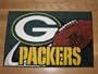 GREEN BAY PACKERS 20" x 30" Team Logo TUFTED RUG with a Non-Skid Rubber Backing