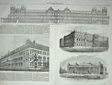 ARCHITECTURE BELLAMY DE BUREAU DE GUERRE ÉTRANGÈRE DE 1857 CONCEPTIONS