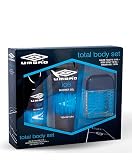 Coffret Umbro : 1 Eau de Toilette 75ml + un déodorant body spray 150ml + 1 gel douche 75ml