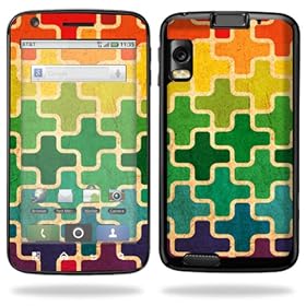 Protective Vinyl Skin Decal Cover for Motorola Atrix 4G Cell Phone - Color Swatch by 