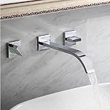 を最高品質3 ピース現代クローム ソリ ッド ブラ スキッチンシンクミキサータップ ウォールバース蛇口最低価格