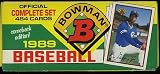 1989 Bowman Factory Set of 484 Baseball Cards