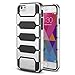 INVELLOP iPhone 6 case, iPhone 6/6S Case Silver/Black Prime Series Dual Layer Case Premium Armor Hybrid Bumper Cover Case