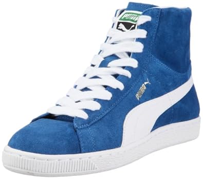 Puma Mens Mid Classic Blue/White High-Top 351911-01 12 UK, 47 EU: Amazon.co.uk: Shoes & Bags