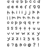 ALPHABET SOUP LOWERCASE Flexible Stamps Simply Chic