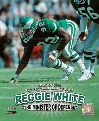 Philadelphia Eagles Reggie White 8x10 Color Photo