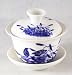 Twin Quails Chinese Porcelain Gaiwan