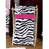 Baby and Kids Funky Zebra Clothes Laundry Hamper by Sweet Jojo Designs