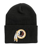 NFL Men's End Zone Cuffed Knit Hat - K010Z (Washington Redskins, One Size Fits All)
