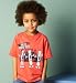 Mini Boys Pure Cotton Crew Neck Rock Monsters T Shirt