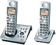 Panasonic Dect 6.0 Series Dual Handset Cordless Phone System with Answering System (KX-TG1032S)
