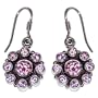 Silver Gemstone Dangle-earrings Handmade 1.25 Inches