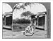 Historic Print (L): Native Kanaka pounding poi, Hawaii