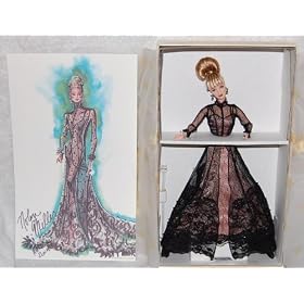 Nolan Miller Sheer Illusion Barbie doll - porcelain - limited edition by 