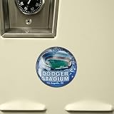 MLB L.A. Dodgers Domed Crystal Stadium Magnetized Paperweight