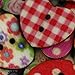 100pcs Multicolored Heart Shaped 2 Holes Wood Sewing Buttons