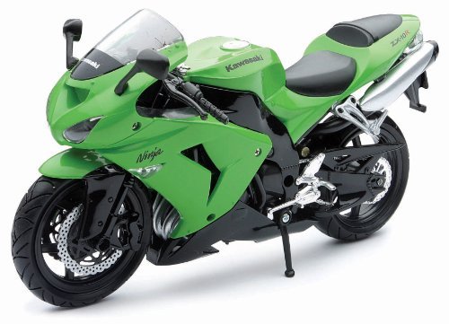 NewRay 1/12 Die-Cast Motorcycle: Kawasaki 2006 ZX-10R Ninja (Green)
