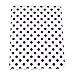 HDE iPad 2 iPad 3 iPad 4 Rotating Case 360 Degree Magnetic Cover Stand for 2nd 3rd 4th Generation iPad (Black & White Polka Dot)
