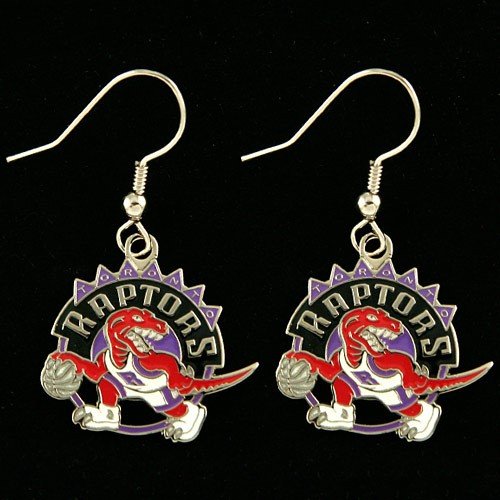 Toronto Raptors Team Logo Dangle Earrings