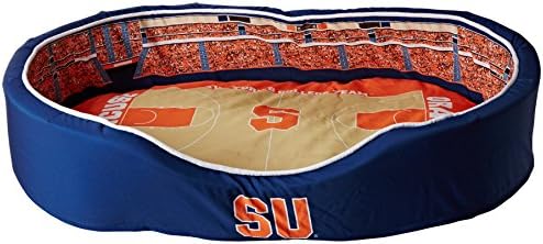 NCAA Syracuse Orange SYR-01-2000 Stadium Pet Bed, Small, Orange