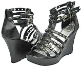 Bamboo Curtney-02 Blkcrp Women Sandal